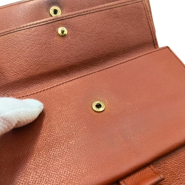 ルイヴィトン モノグラム インターナショナル 三つ折り 長財布　0065