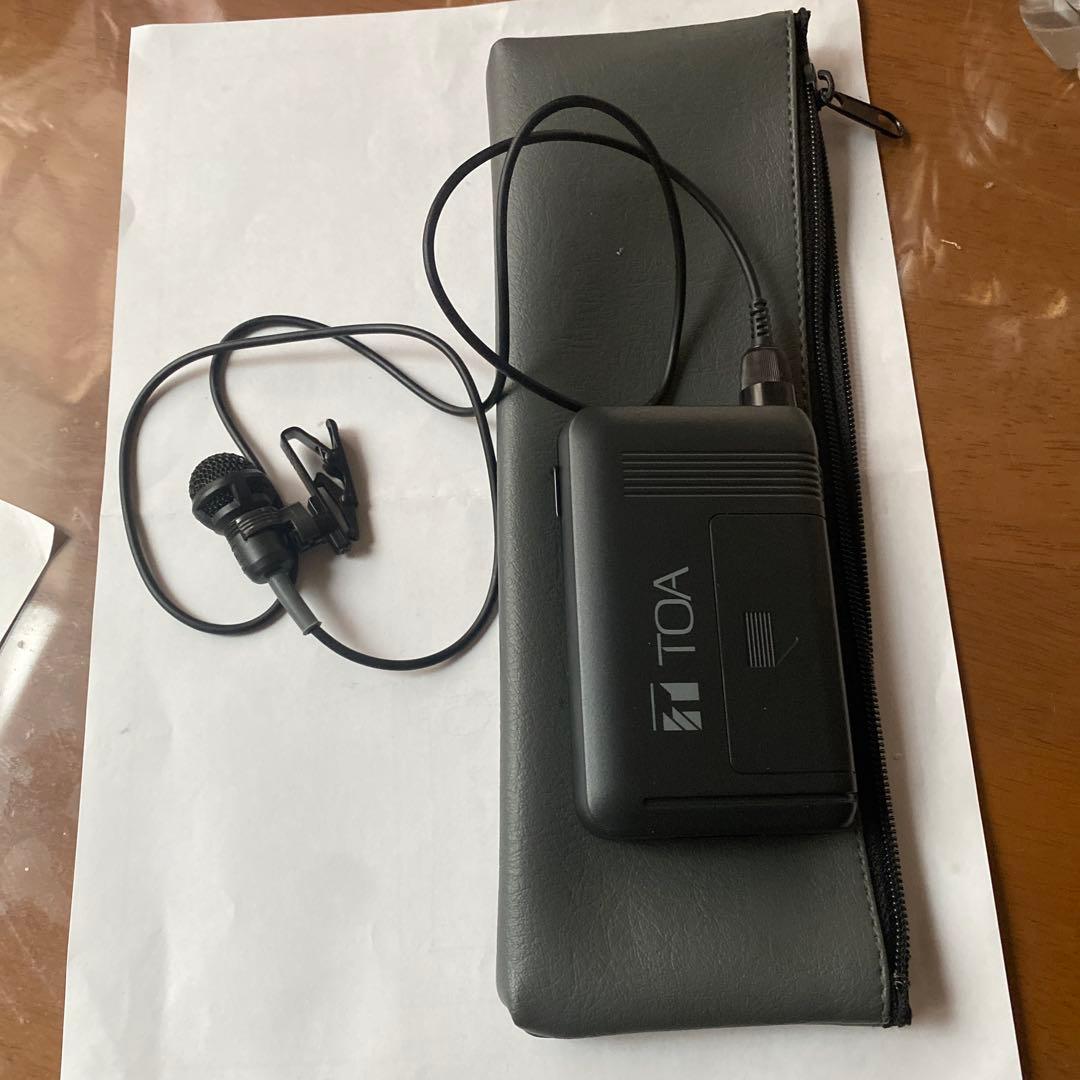 ワイヤレスマイク タイピン型 800MHz帯 TOA WM-1320 美品