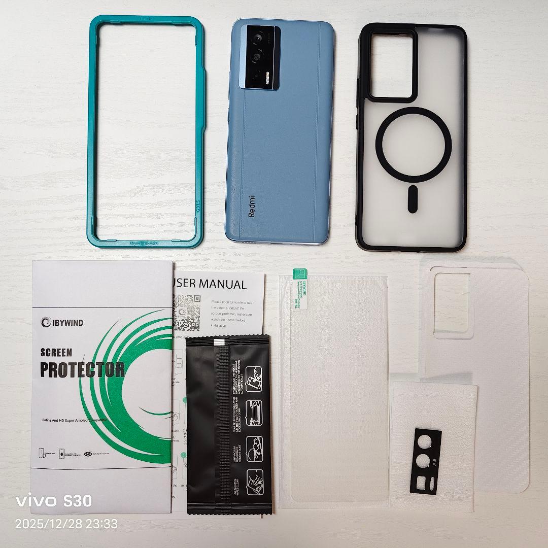 Redmi K60 ブルー 12/256GB BLU済 日本語OK オマケ大量