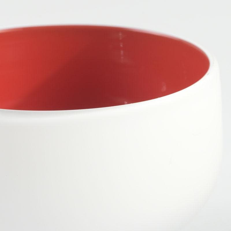 工芸ガラス　安田公子作　透硝子　切子杯　ぐい呑　共箱　V　9491