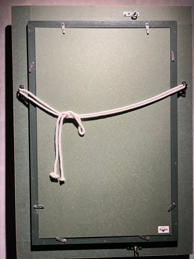 肉質画　【座る女】油彩画