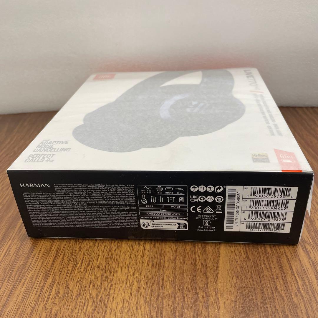 11048 新品未開封JBL LIVE 770NC ワイヤレスヘッドホン ブルー