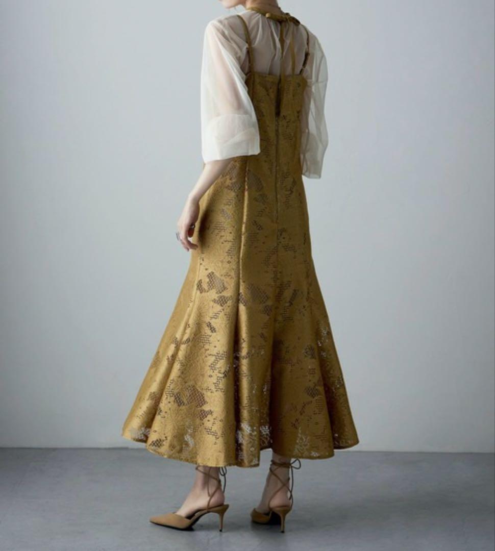 etoll. 3wayシフォンボレロ&レースキャミドレス