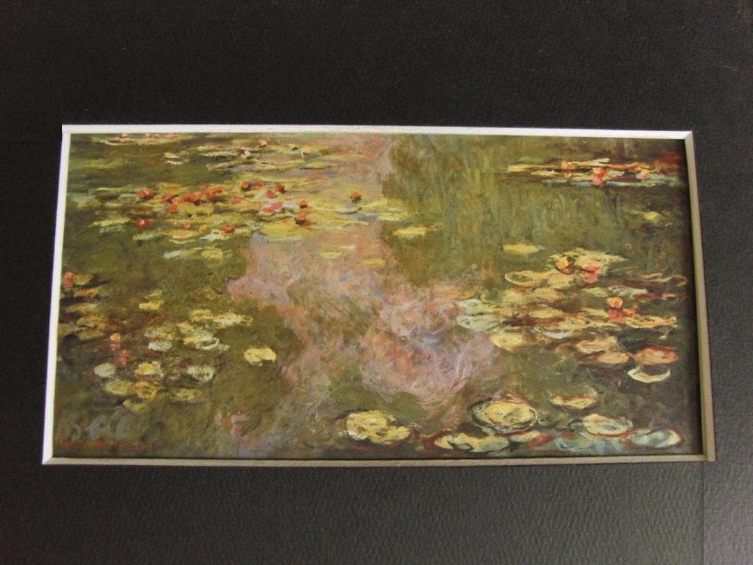クロード・モネ、「Water Lilies」厳選、希少大判画集・額装画、人気作品