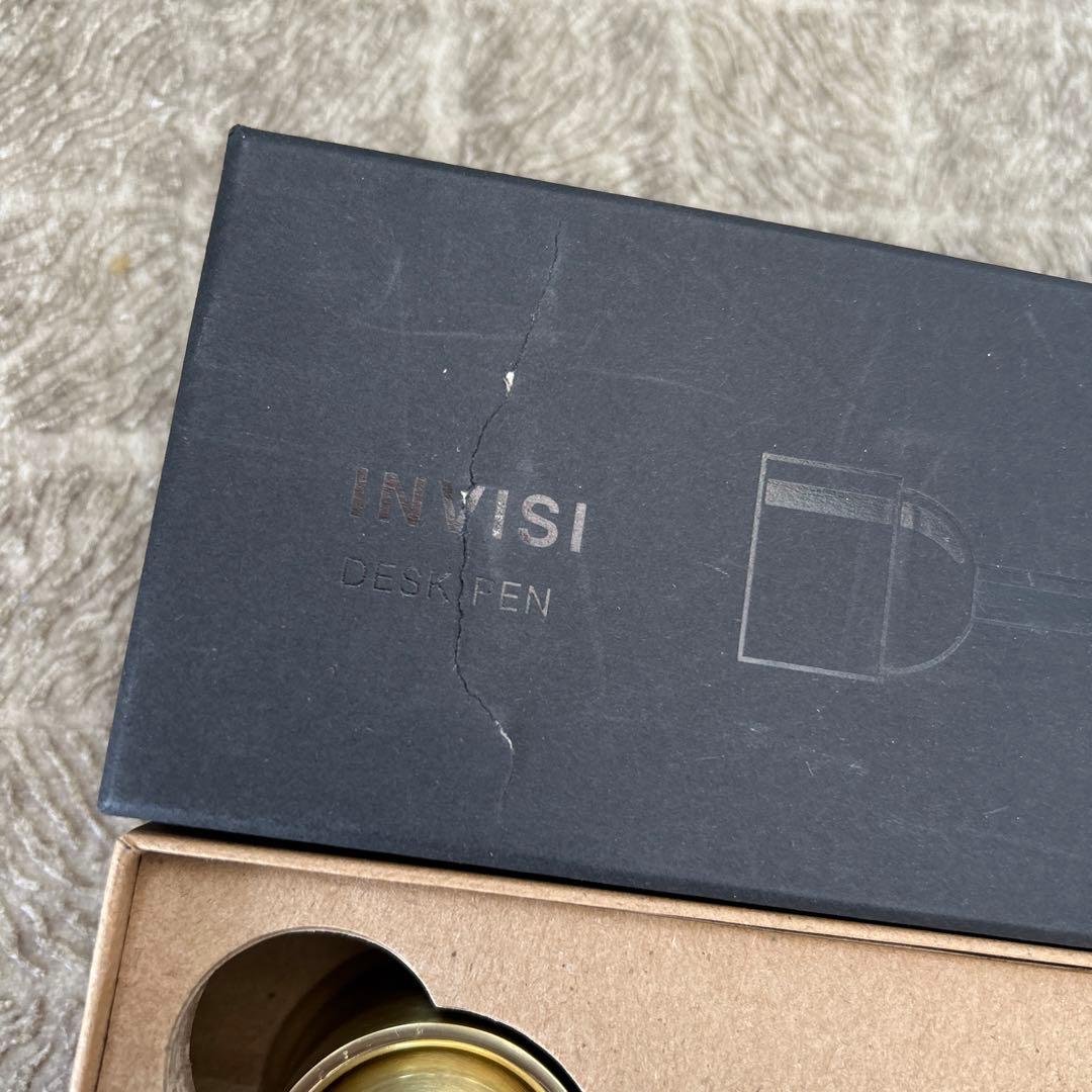 INVISI インビジ デスクペン ブラックブラス rcube アールキューブ