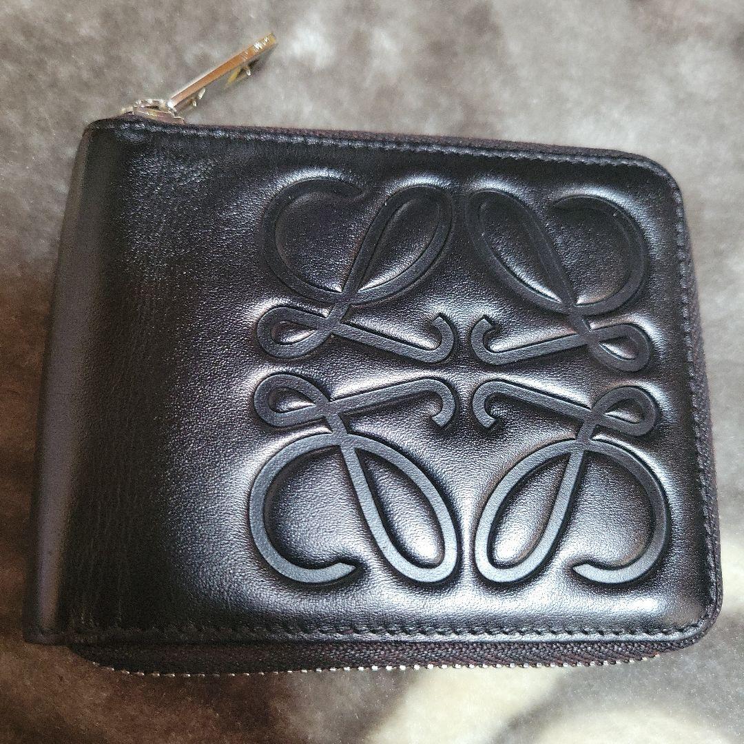 LOEWE ロエベ 折り財布 コンパクトウォレット でかロゴ　美品