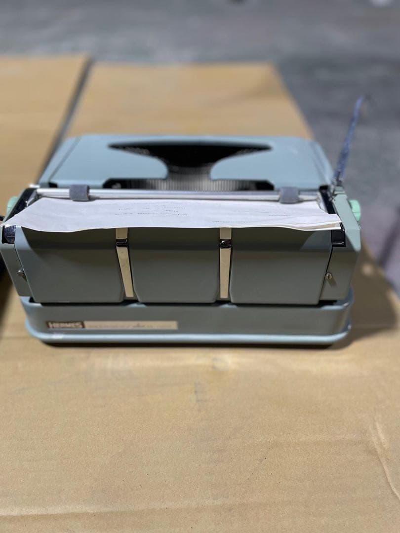 【昭和レトロ】HERMES3000 ヘルメス タイプライター パイヤール社