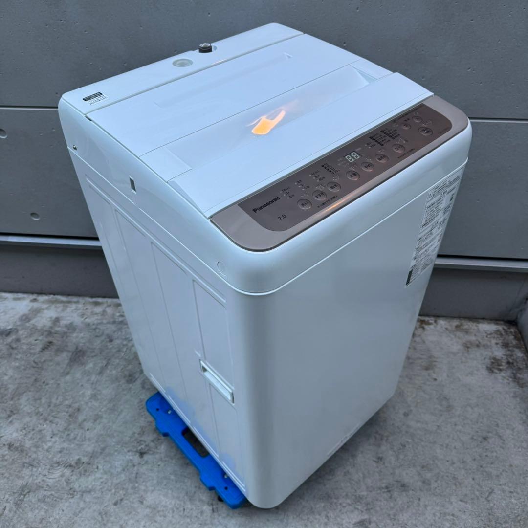 37⭐️2022年製美品★パナソニック　洗濯機　7KG 大容量　大型　一人暮らし