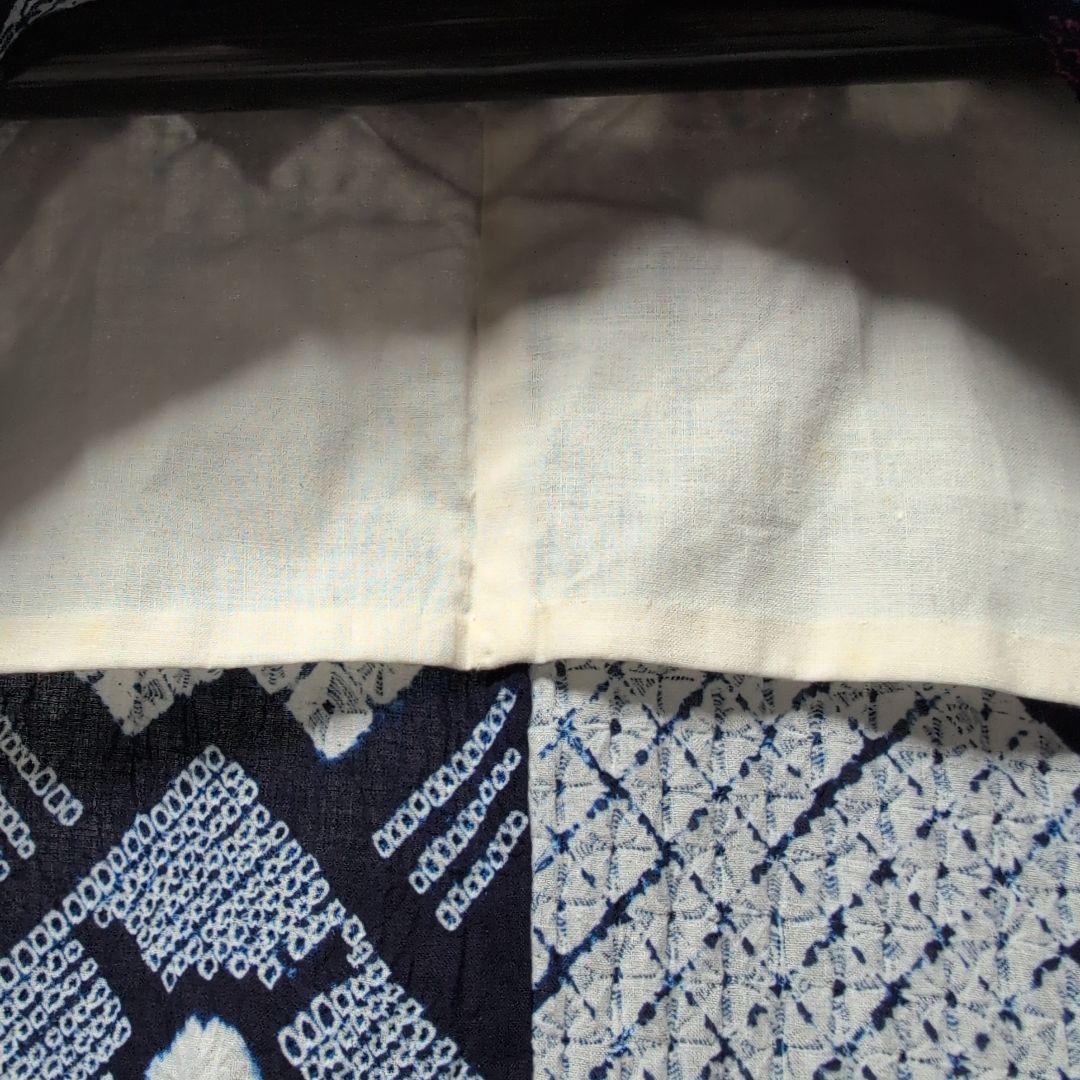 濱文子様ご購入高級有松絞り　肩当て居敷き当て付き　一部しつけ糸有り美品