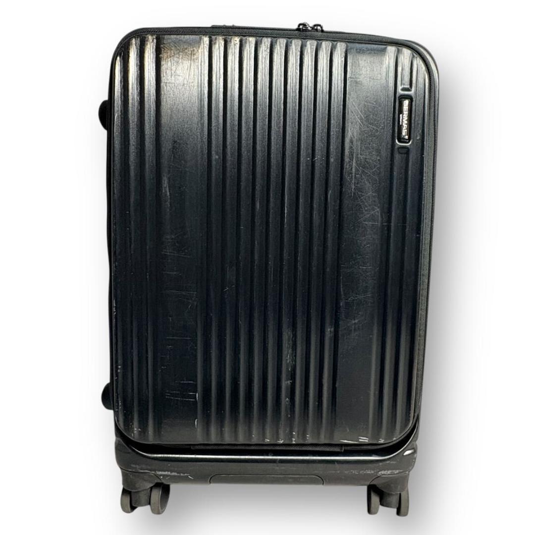 BERMAS キャリー 53L スーツケース TAS USB フロントオープン