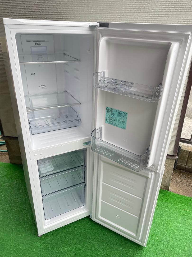639展示品✨ ハイアール スリム幅 おしゃれホワイト2ドア冷蔵庫 取説付き✨