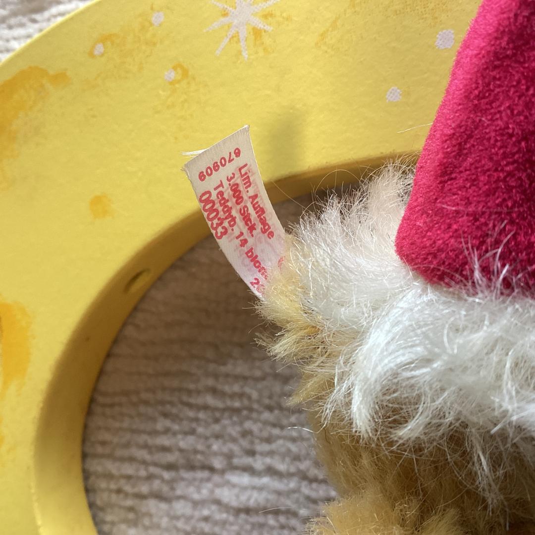 steiff　シュタイフ　クリスマス テディ ウィズ ムーン