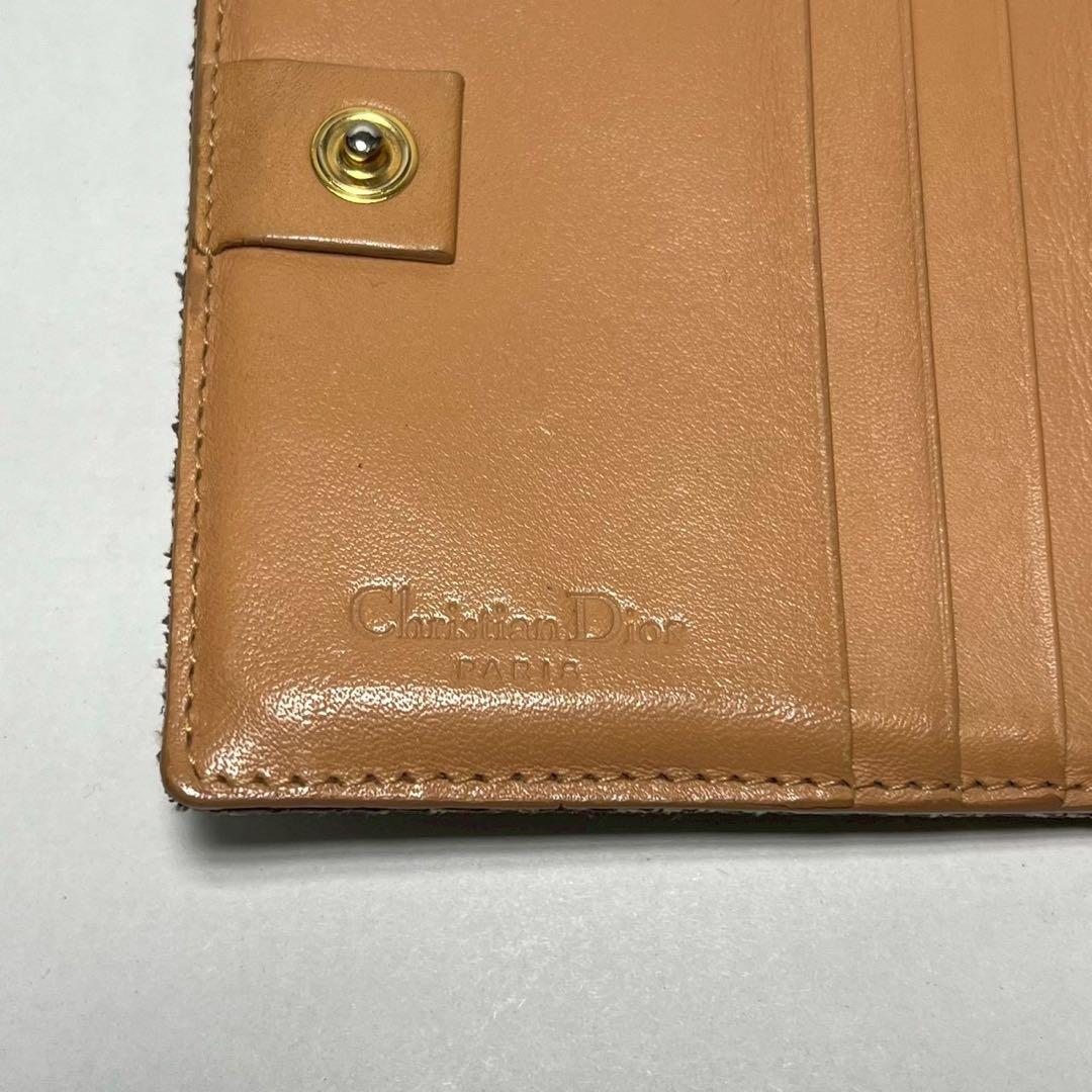希少✨️クリスチャンディオール トロッター サドル Wホック 折り財布 オブリーク