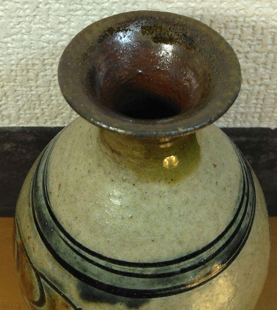 人間国宝 金城次郎 海老魚紋徳利 栞 共箱 美品 壺屋焼 壷屋焼 笑魚 やちむん