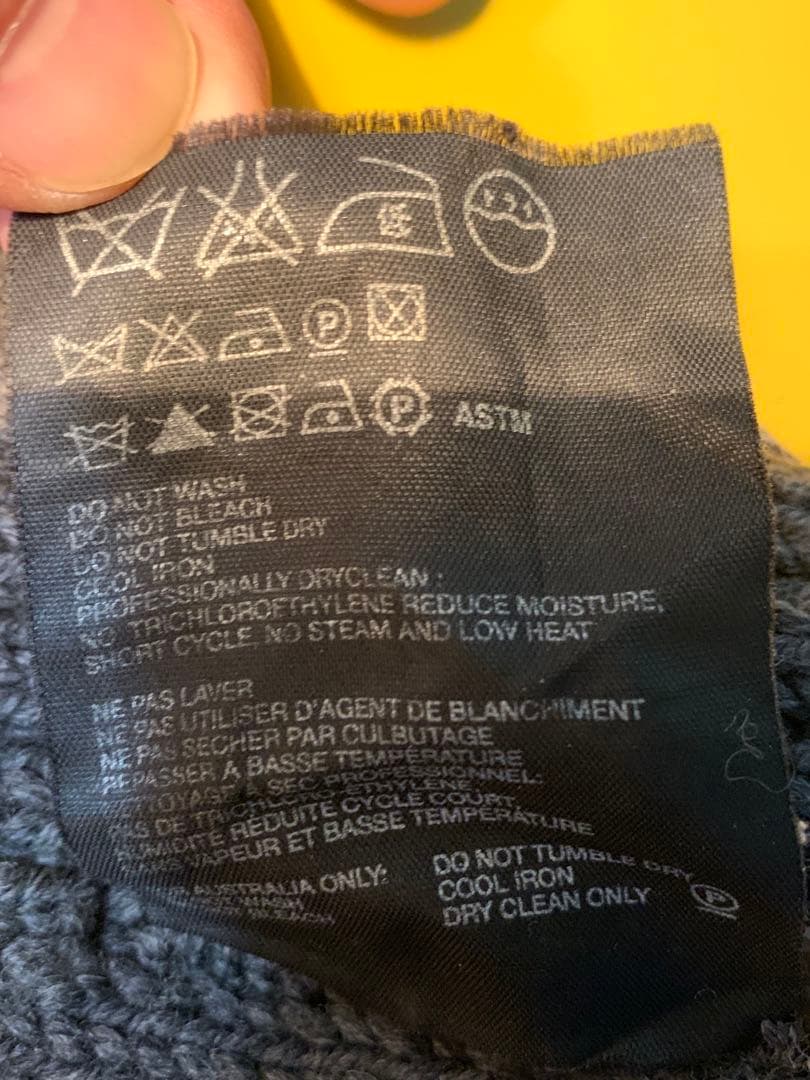 PRADA プラダ ニット帽 グレー メンズ レディース ユニセックス