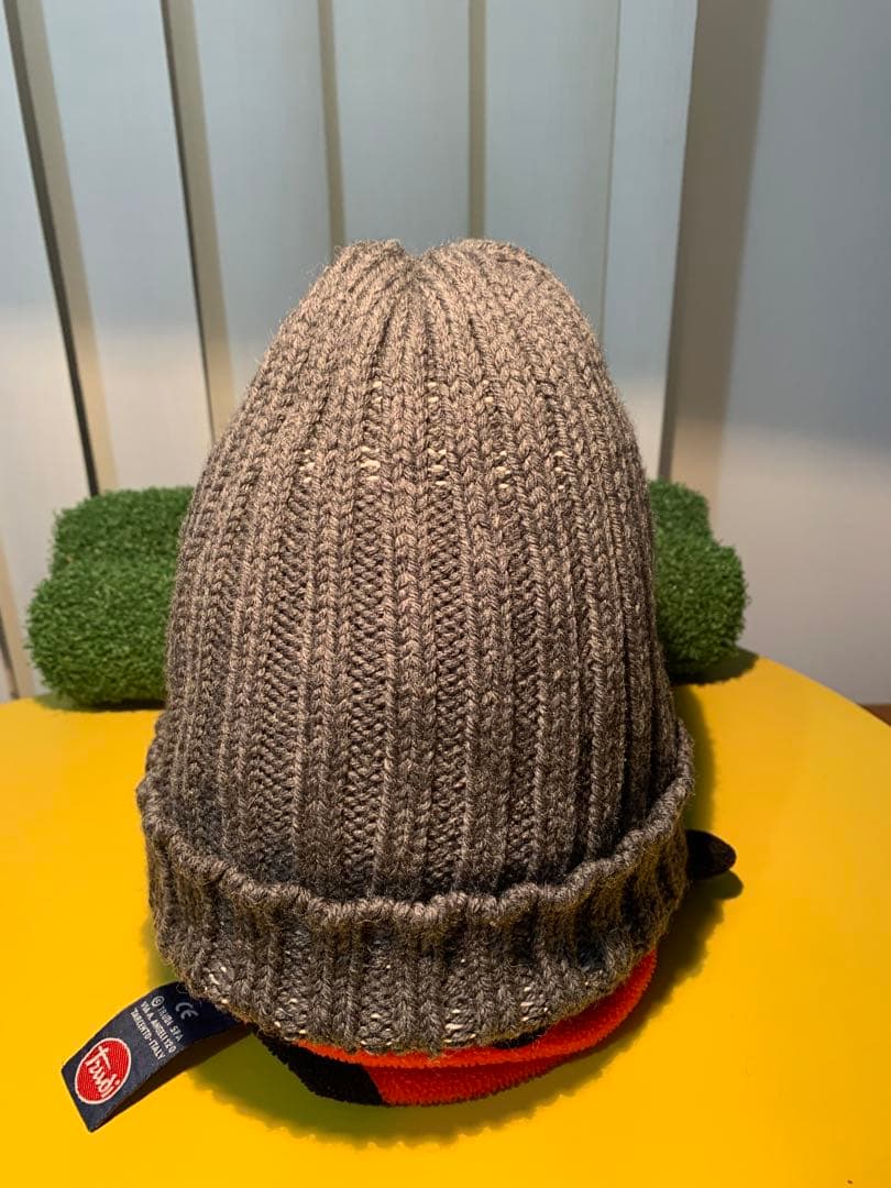 PRADA プラダ ニット帽 グレー メンズ レディース ユニセックス