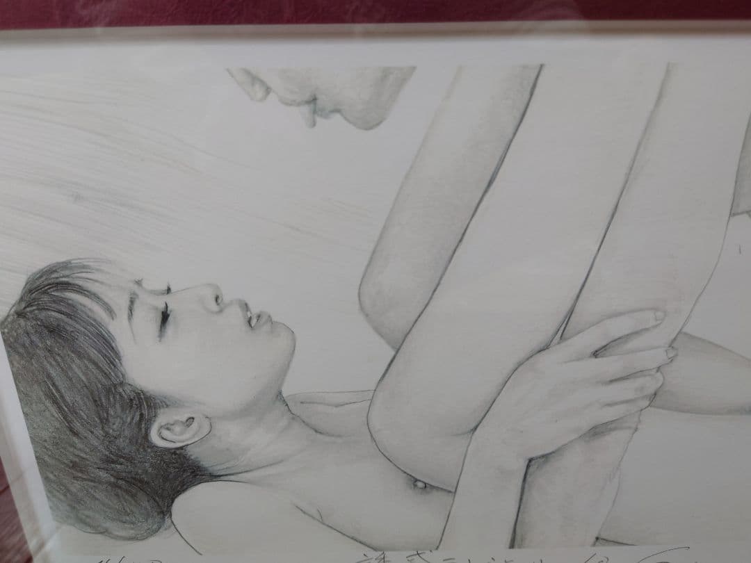 石川吾郎 『誘惑ランジェリー60』リトグラフ 絵画 本人サインあり