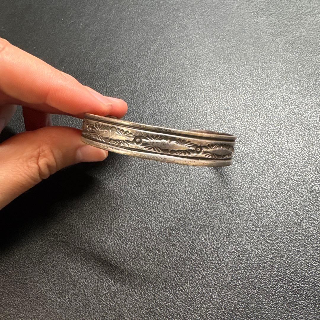 【値下げ中❗️】NAVAJO メキシカン インディアン バングル シルバー925