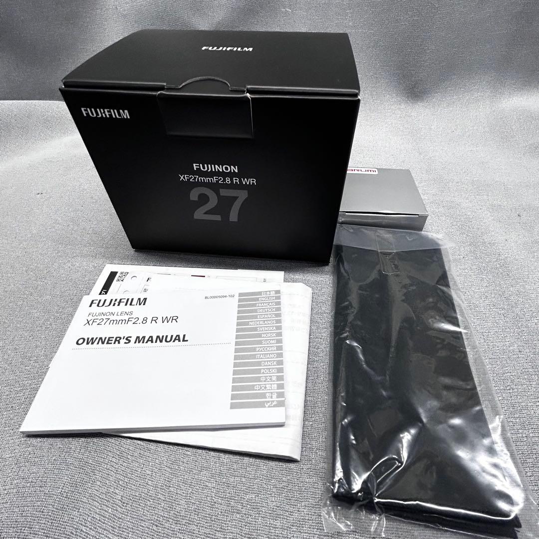 最終値下げ　FUJIFILM XF27mmF2.8 R WR 極美品