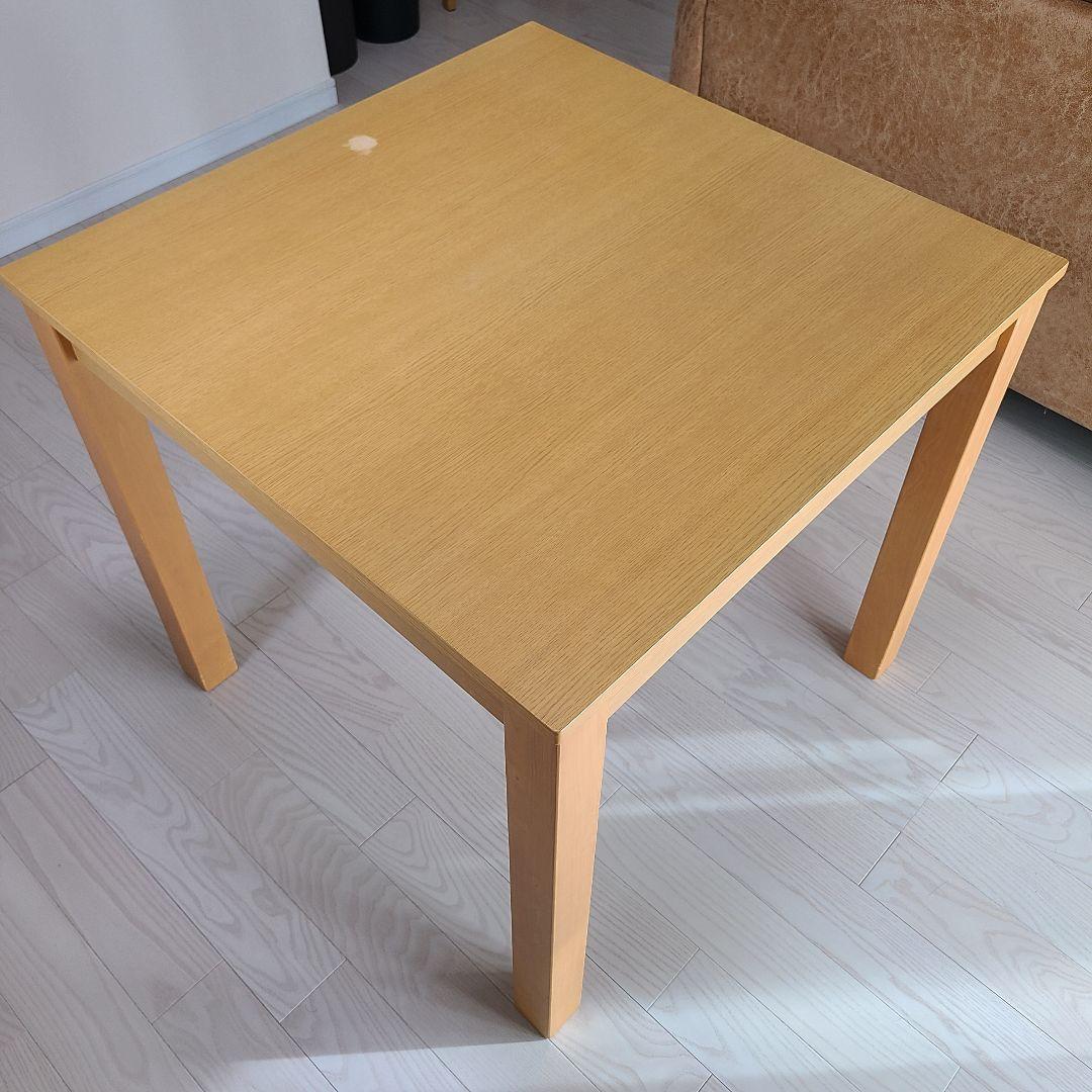送料無料 ダイニングテーブル　スクエア　2人　ナチュラル