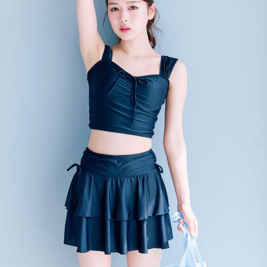 OLIVE des OLIVE レース羽織付リボンswim wear