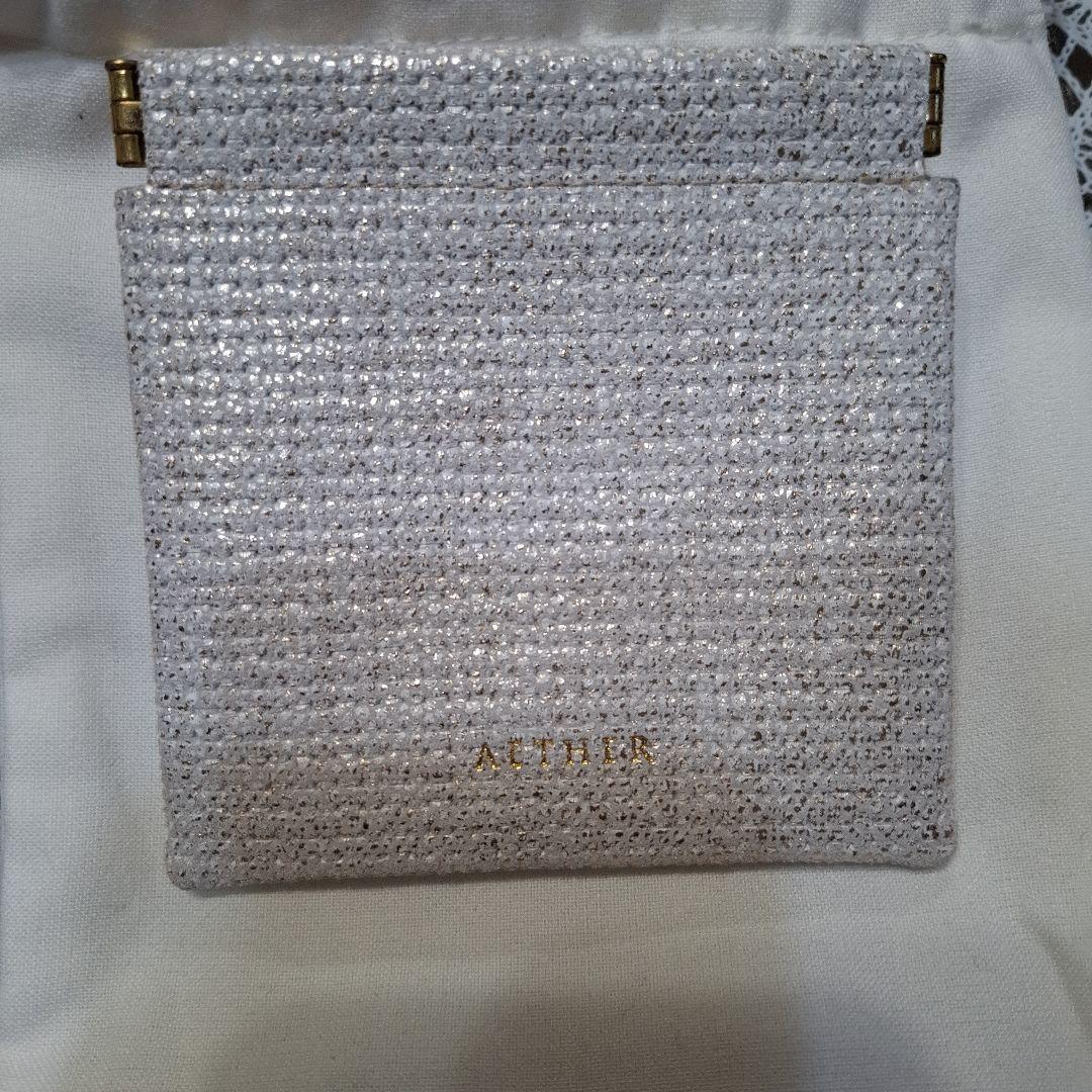 AETHER 花柄 二つ折り財布