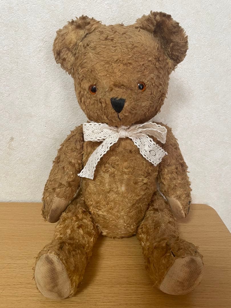 X'masSALE❣️イギリス　アンティークテディベア　アンティークベア　④