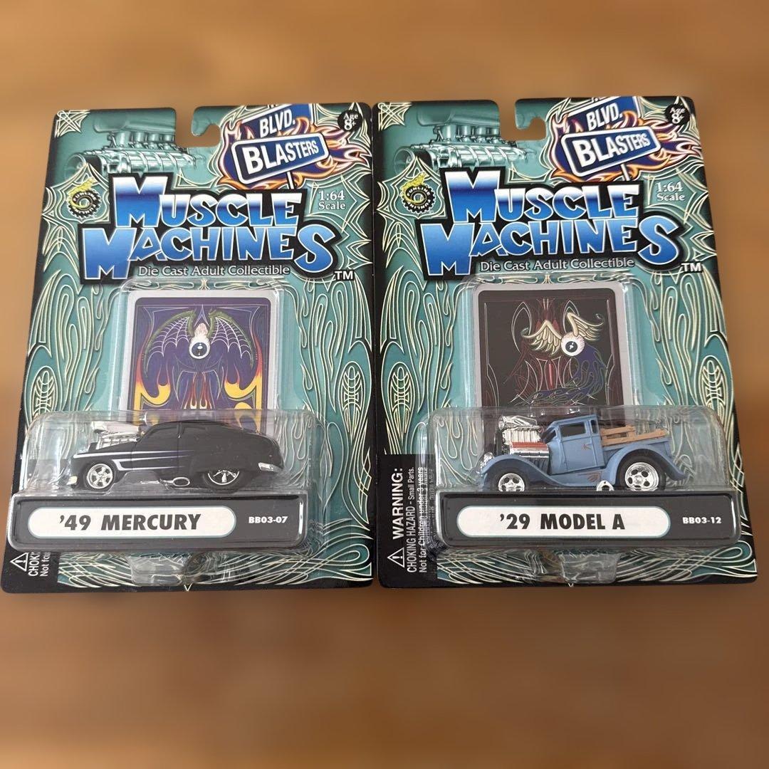 マッスルマシーン　29モデルA 49マーキュリー　2台