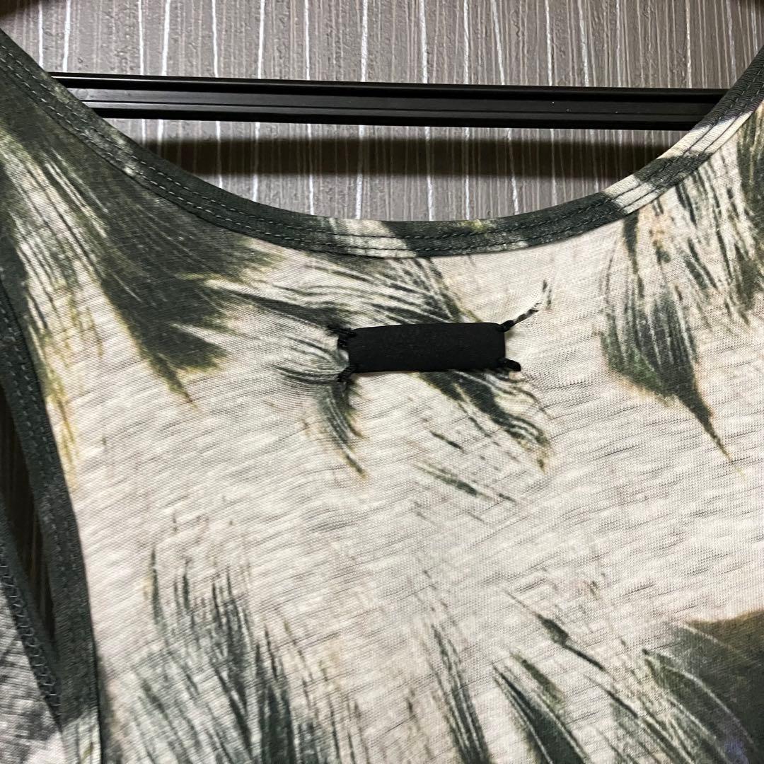 【名作・美品】if six was nine 総柄 フェザー タンク