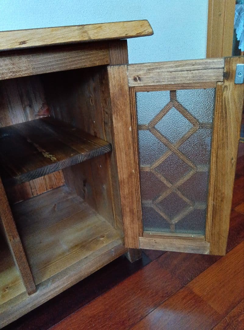 なみきち＊国産檜の一枚板使用のTVボード