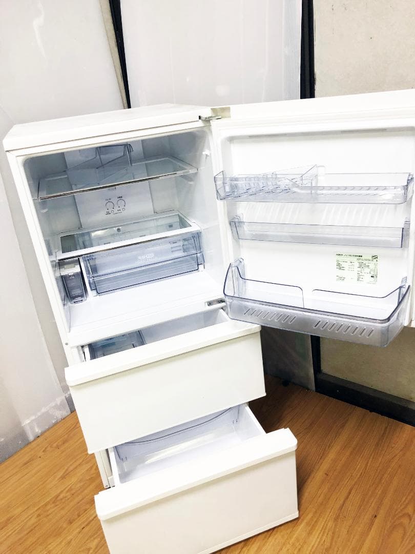 2020年製★AQUA 238L 冷蔵庫【AQR-SV24HBK-W】EOMA