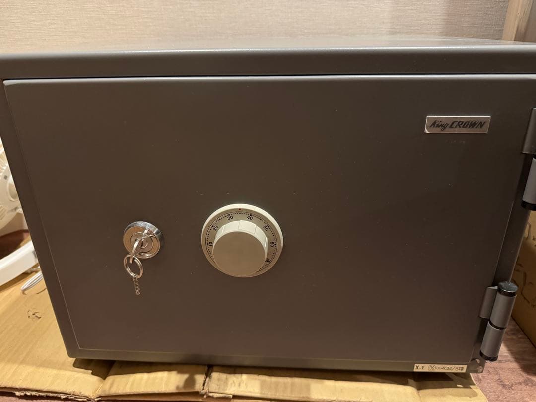 キング工業 耐火金庫 保管庫 ダイヤル 鍵 トレイ4段