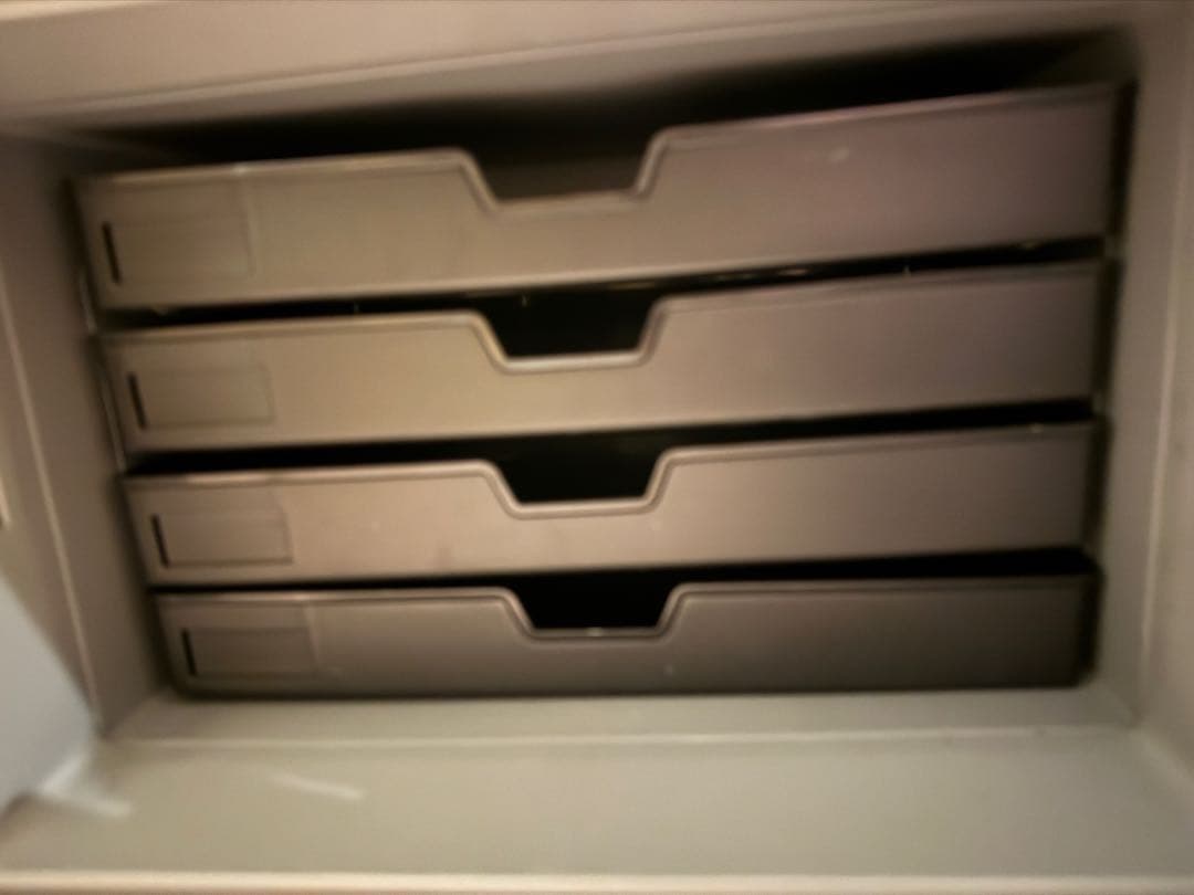 キング工業 耐火金庫 保管庫 ダイヤル 鍵 トレイ4段