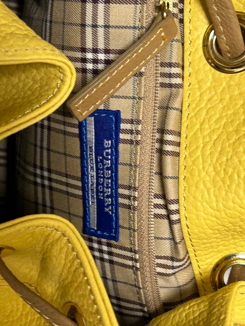 パーバーリーブルーレーベルショルダーバック　タグ付き