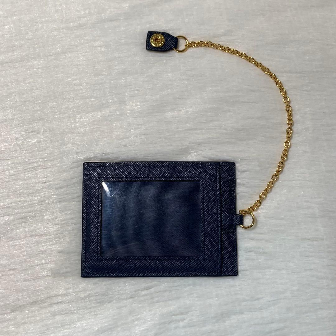 本日限定価格 PRADA プラダ　長財布　紺　パスケース　箱　付属品　二つ折り
