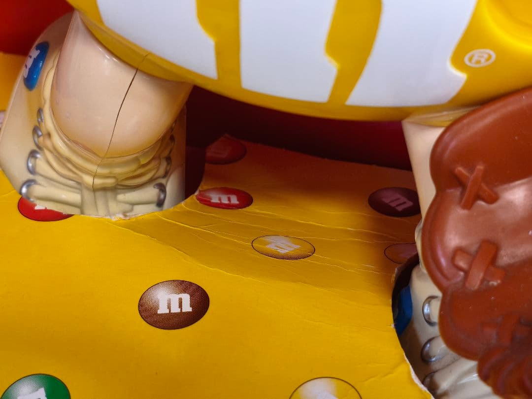 m&m's ディスペンサー ヴィンテージ エムアンドエムズ イエロー