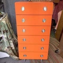 レモン　LEGNATEC 6段ハイチェスト ベビーレトロポップ