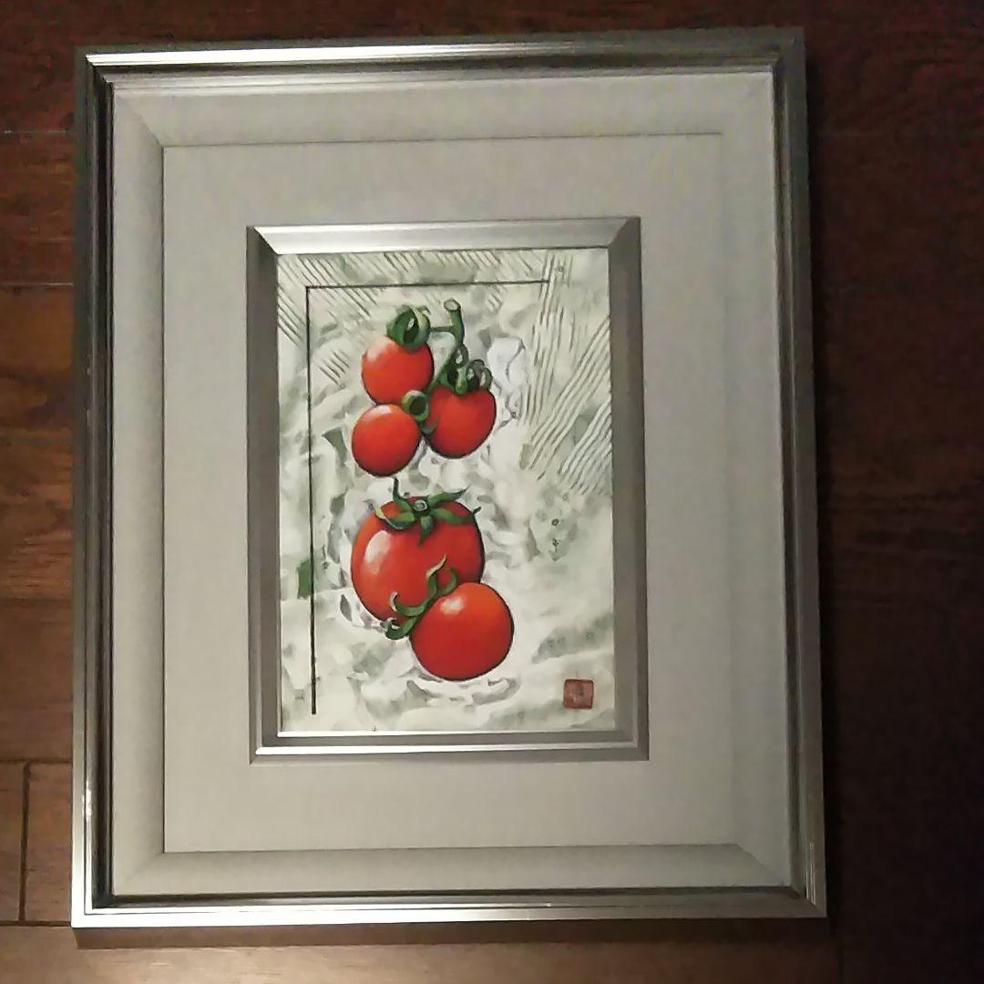 日本画⑹　ミニトマト