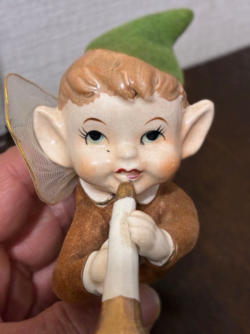 ビンテージ50s 妖精　天使　エルフ　ピクシー　キューピー　ミッドセンチュリー