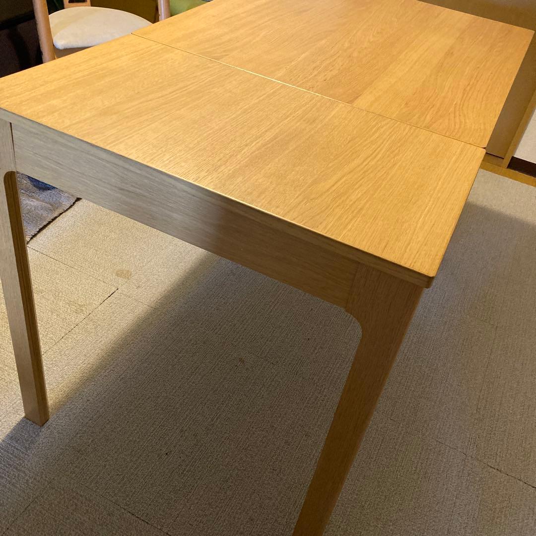 EKEDALEN 伸長式テーブル, オーク, 80/120x70 cm