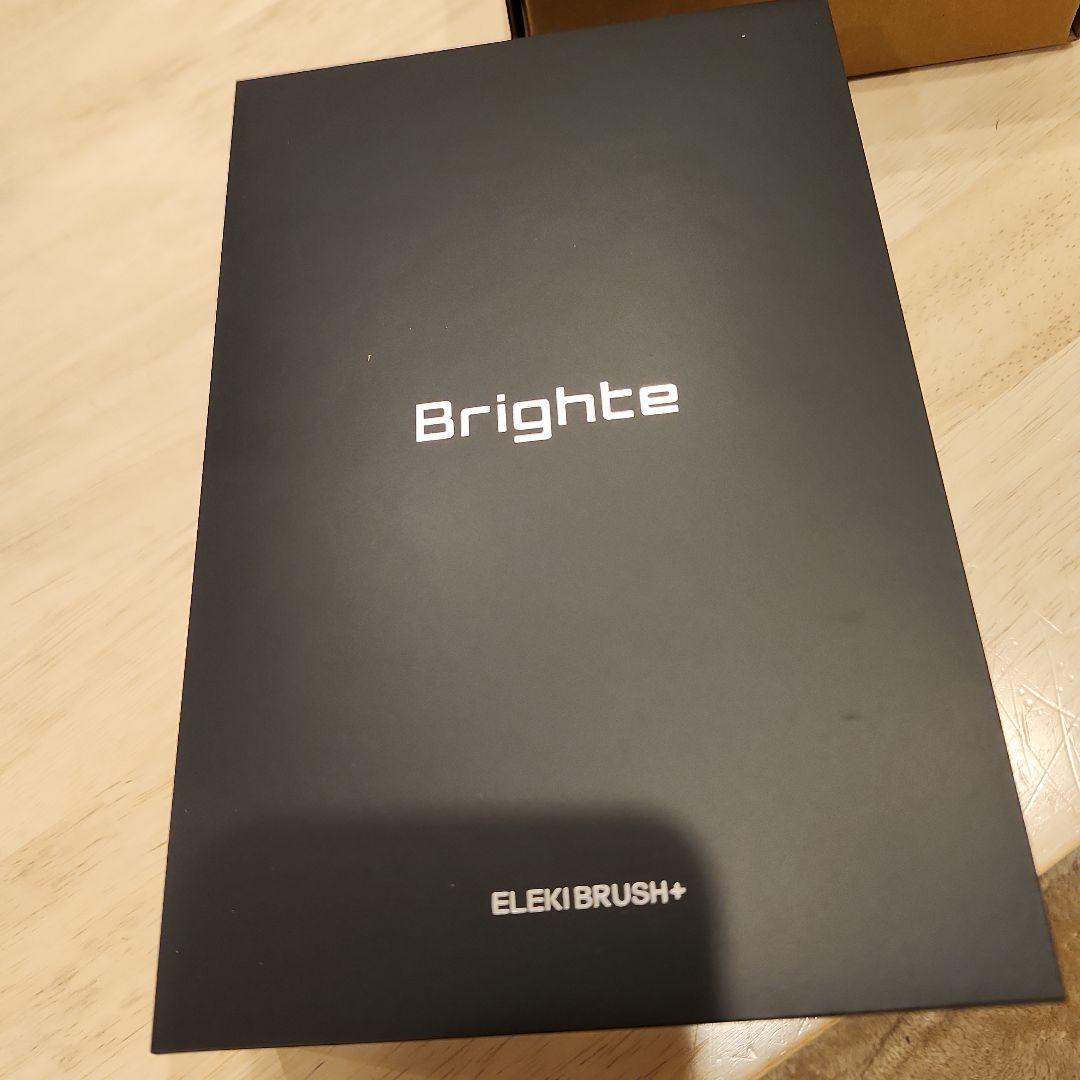 ブライトエレキブラシ美顔器ブラック黒全身頭皮Brighte