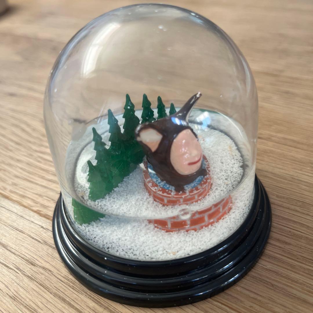 奈良美智 展覧会関連 サイン入り スノードーム 2001年