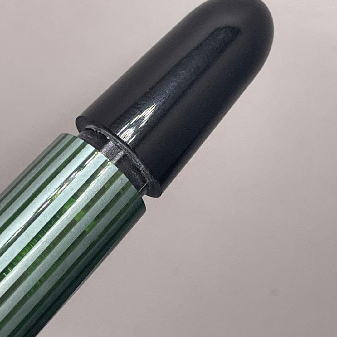 PE699□ペリカン 400nn m&k 緑縞 万年筆 吸入式