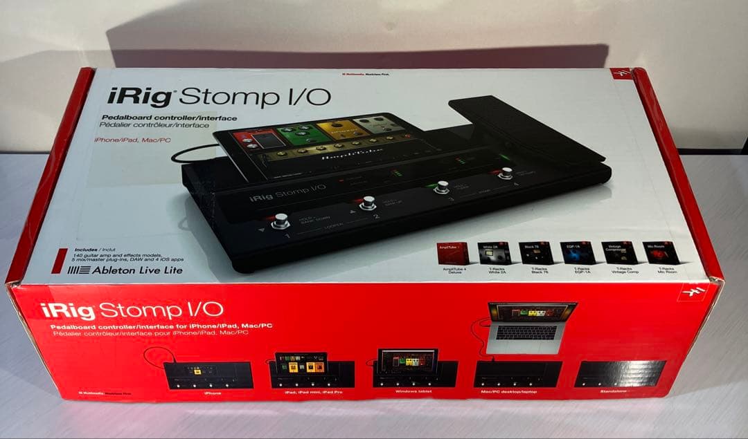 iRig Stomp I/O MIDIコントローラー