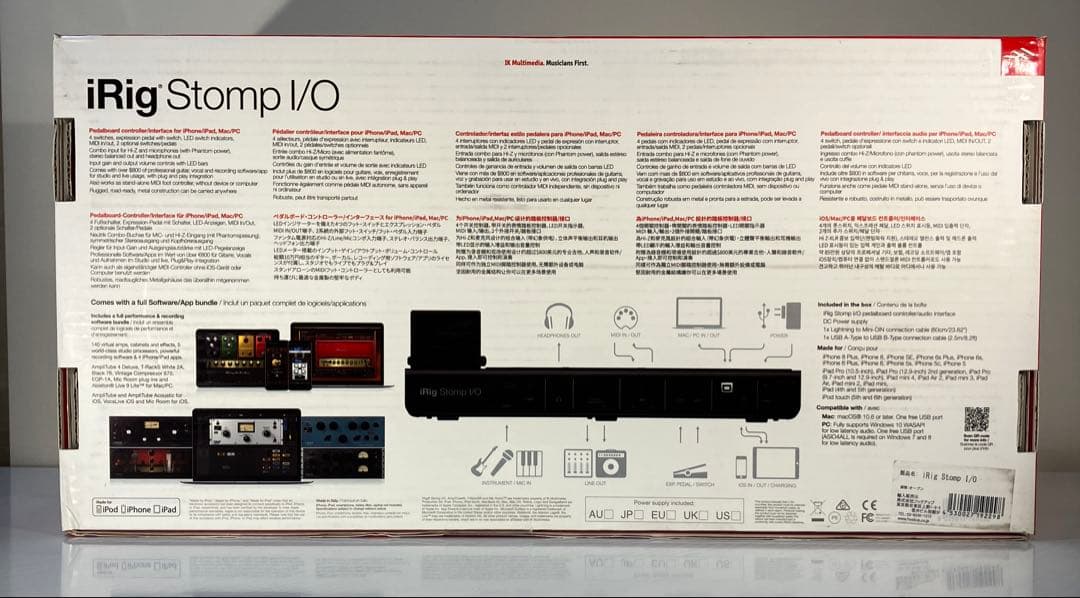 iRig Stomp I/O MIDIコントローラー