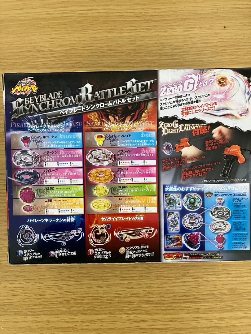 シンクロームバトルセット メタルファイトベイブレード 4D ゼロジー