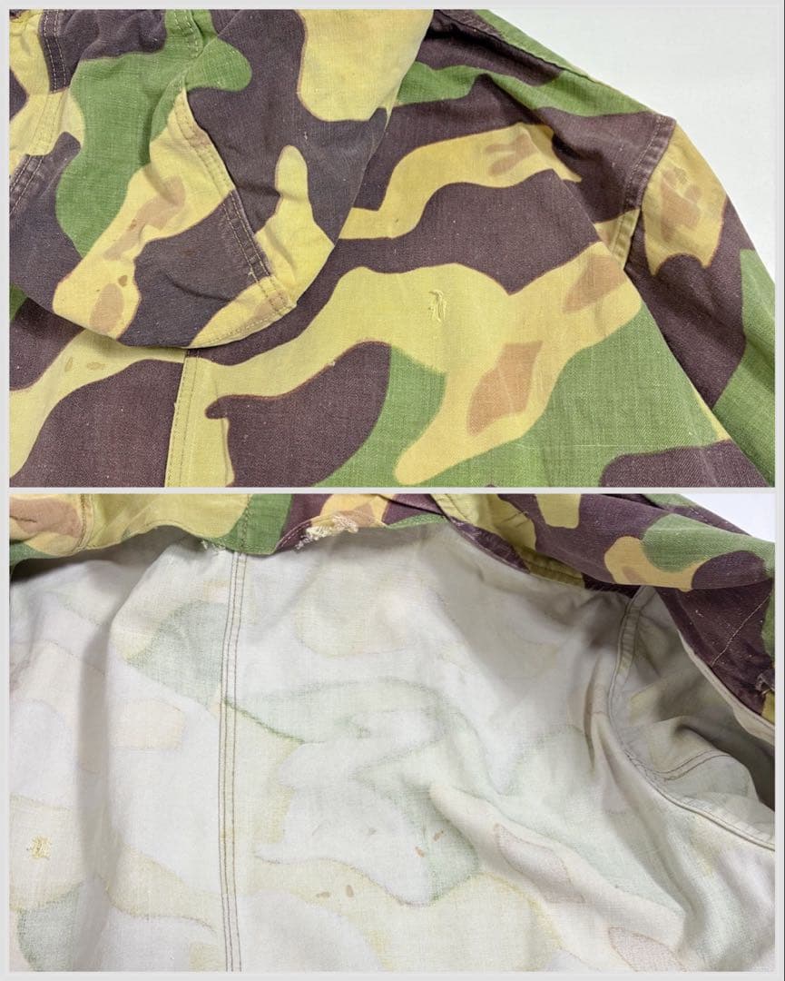 60s チェコスロバキア軍 サラマンダーカモ ミリタリージャケット パーカー2B