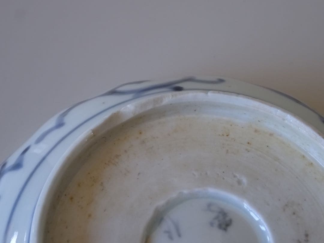 江戸時代　後期　古伊万里　松竹梅　蛸唐草文　膾皿　5客　なます皿　向付　取皿