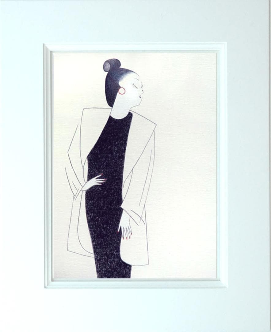 油絵 菅家令子 絵 絵画 インテリア F6-082511 人物 女性像