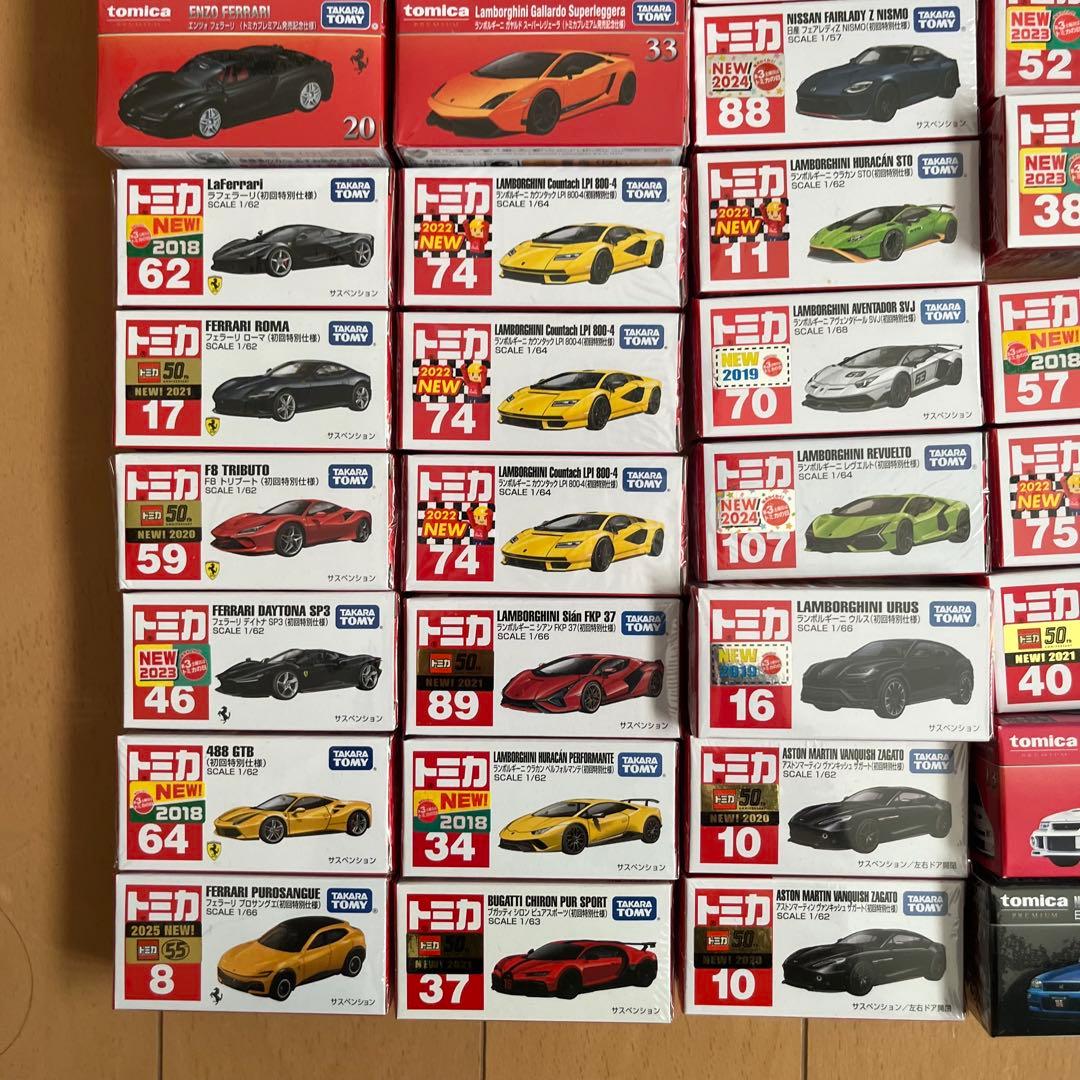 トミカ限定品　67台セット　初回特別仕様48台　初回特別仕様は全て未開封